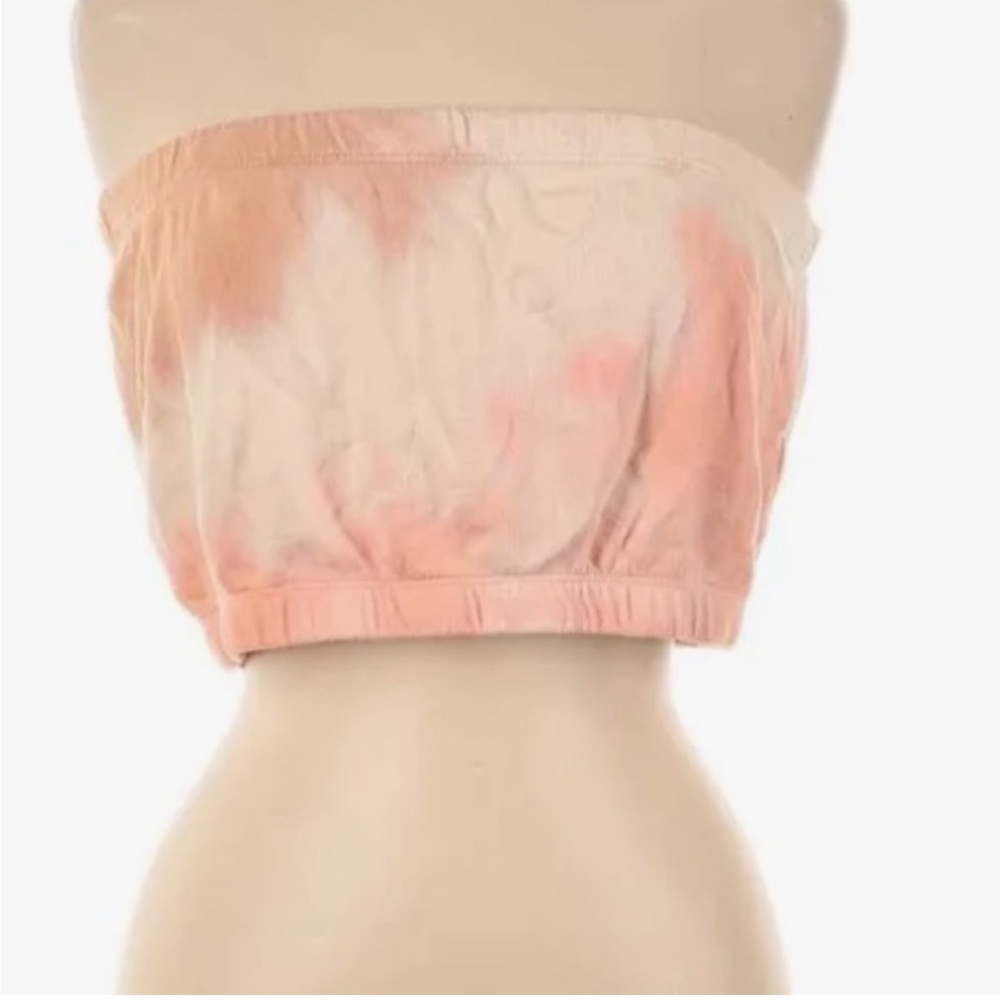 Wild Fable Pink Cream Tie Dye Tube Top